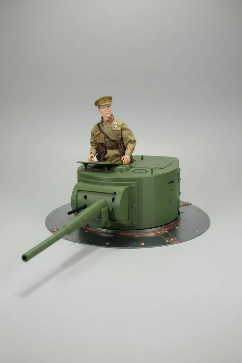 1/6 Soviet T-26 Bunker Turret 3dspro