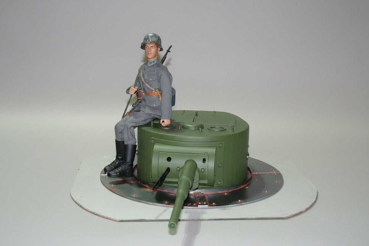 1/6 Soviet T-26 Bunker Turret 3dspro