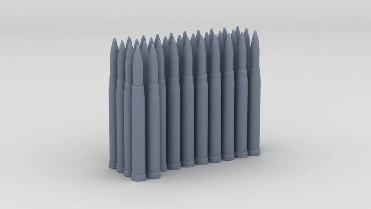1/6 Swedish Bofors 20 mm M-40 Ammo Set (32pcs) 3dspro