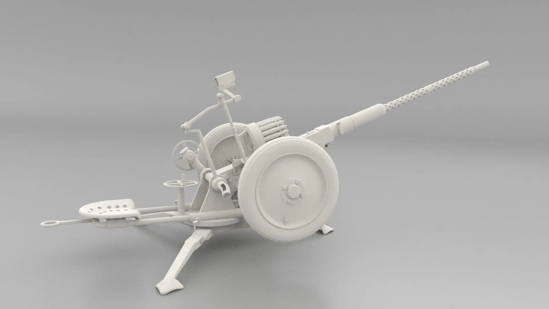 Secure Your M-40: 1/6 Swedish Bofors 20 mm M-40 - Mount Bottom (Distefan 3D Print)