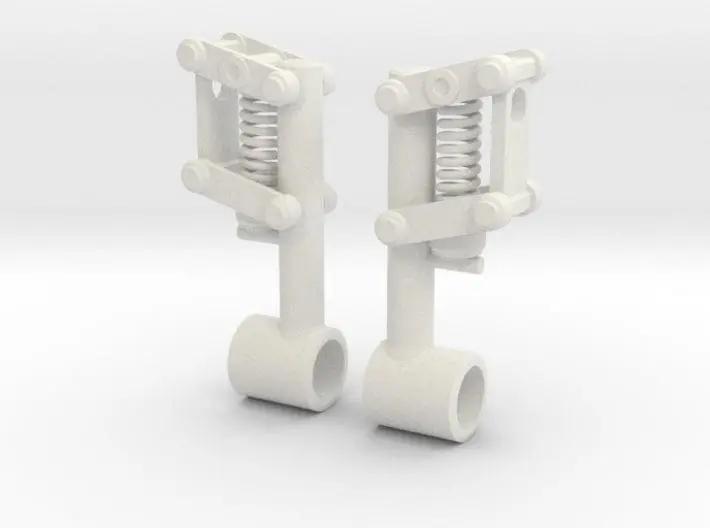 1/6 Swedish Bofors 20 mm M-40 Suspension Set - distefan 3d print