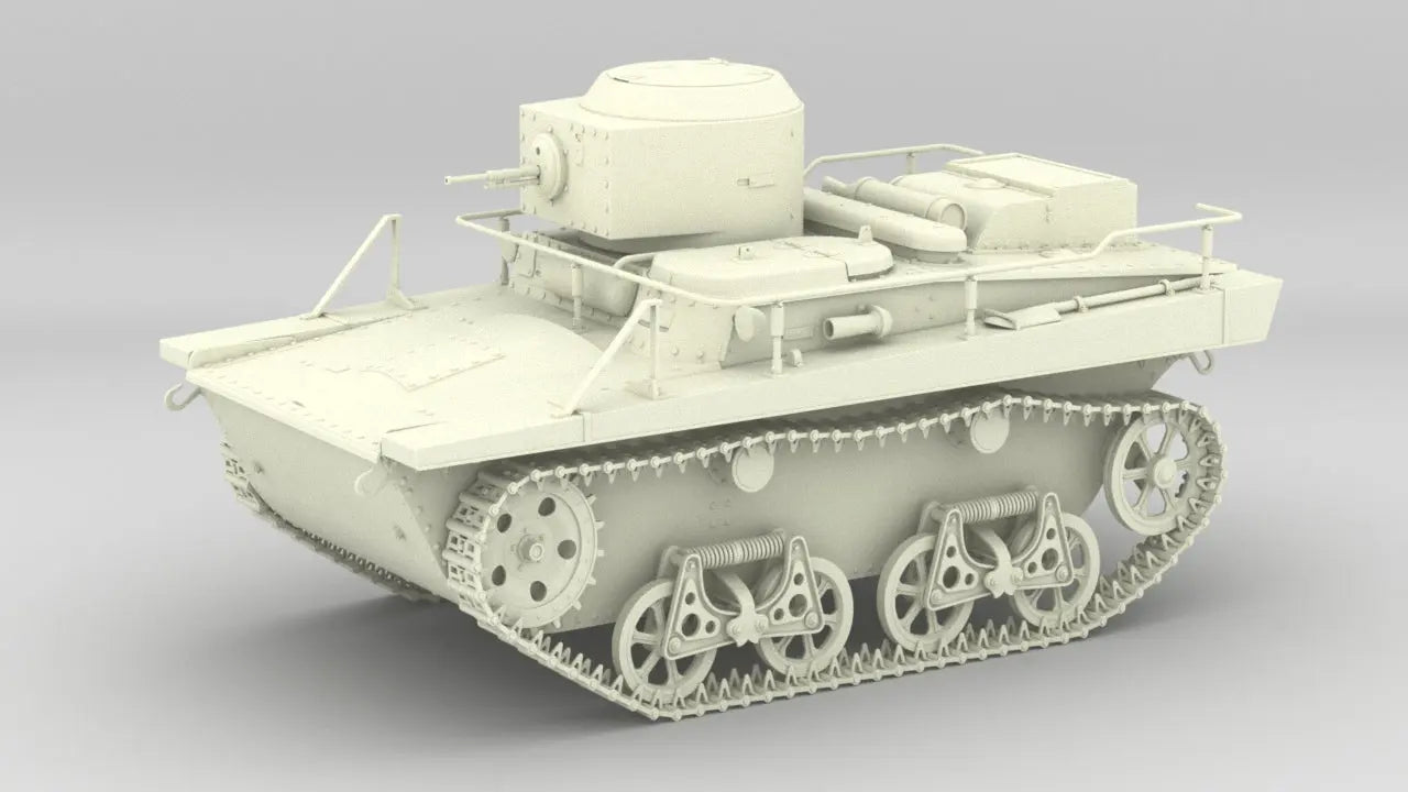 1/6 T-37 Soviet Amphibious Tank Kit - distefan 3d print