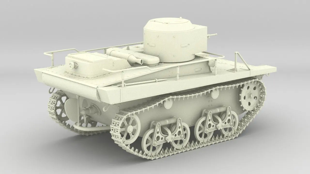 1/6 T-37 Soviet Amphibious Tank Kit - distefan 3d print