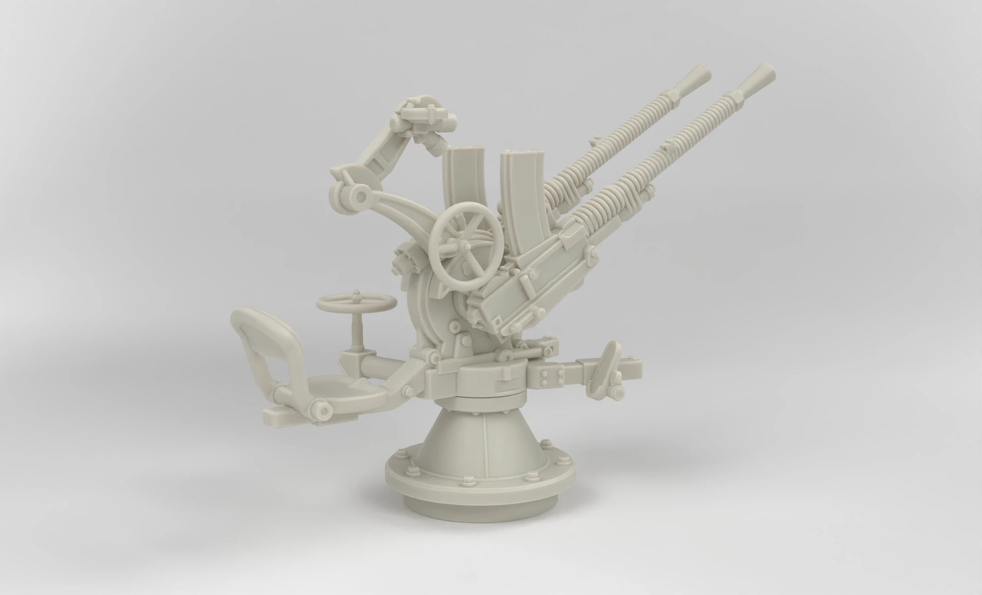 1/6 Belgium Twin AA Gun Hotchkiss 13.2mm Set 3dspro