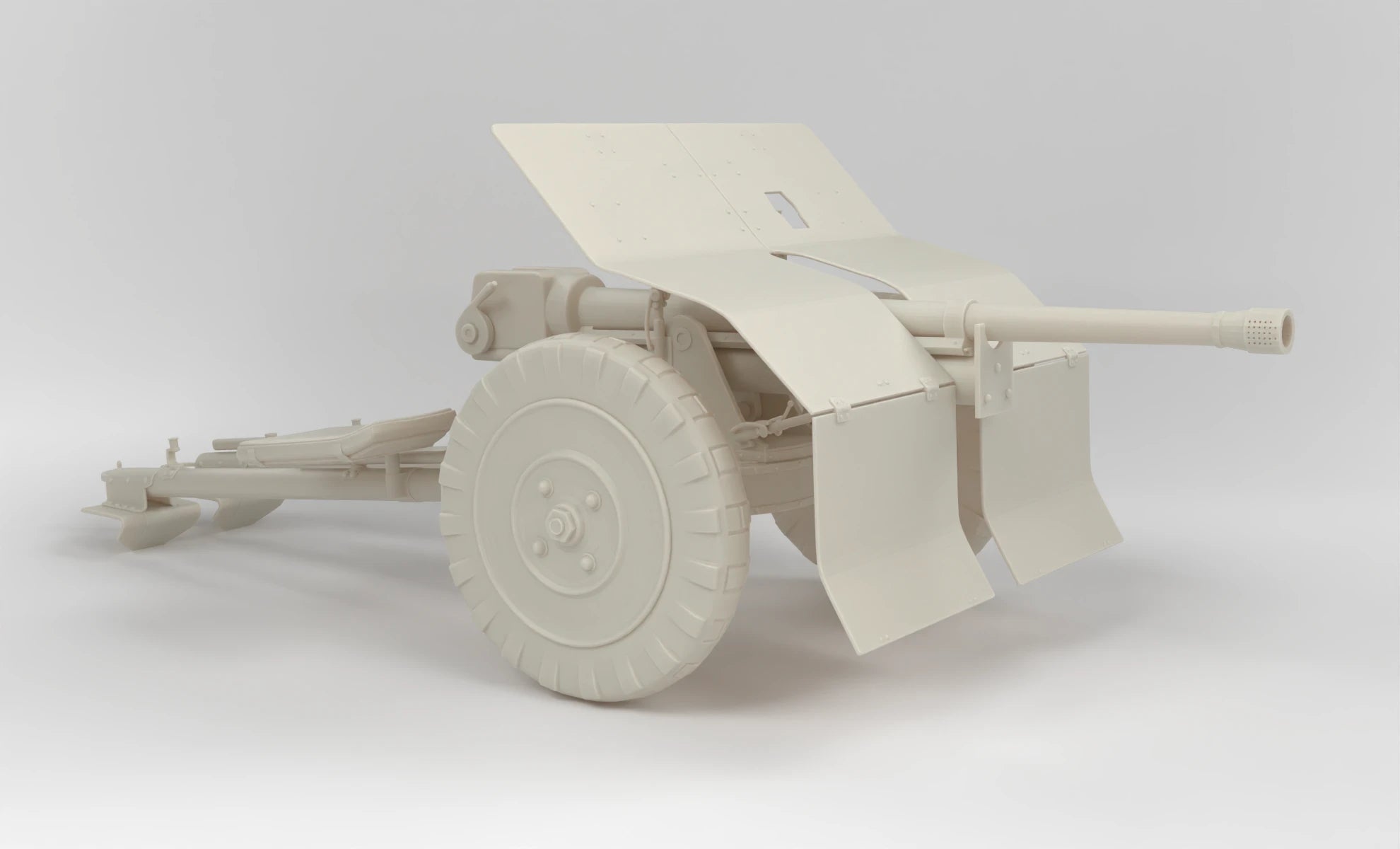 1/6 Bofors 37 mm Anti-Tank Gun Kit 3dspro