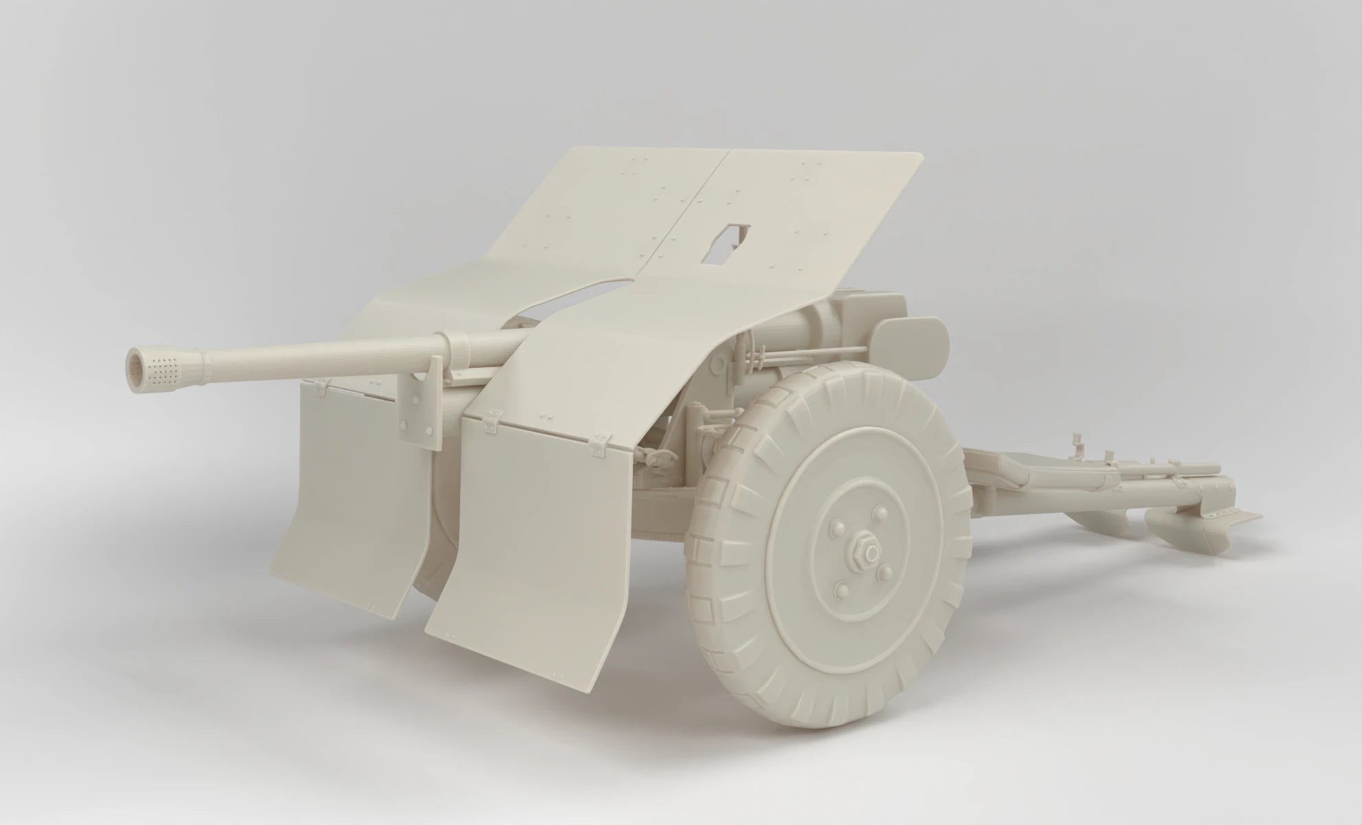 1/6 Bofors 37 mm Anti-Tank Gun Kit 3dspro