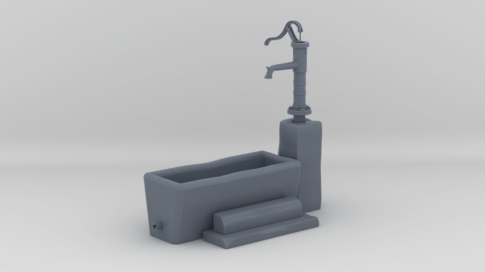 1/6 Czechoslovak Hand Water Pump Set Protosoon