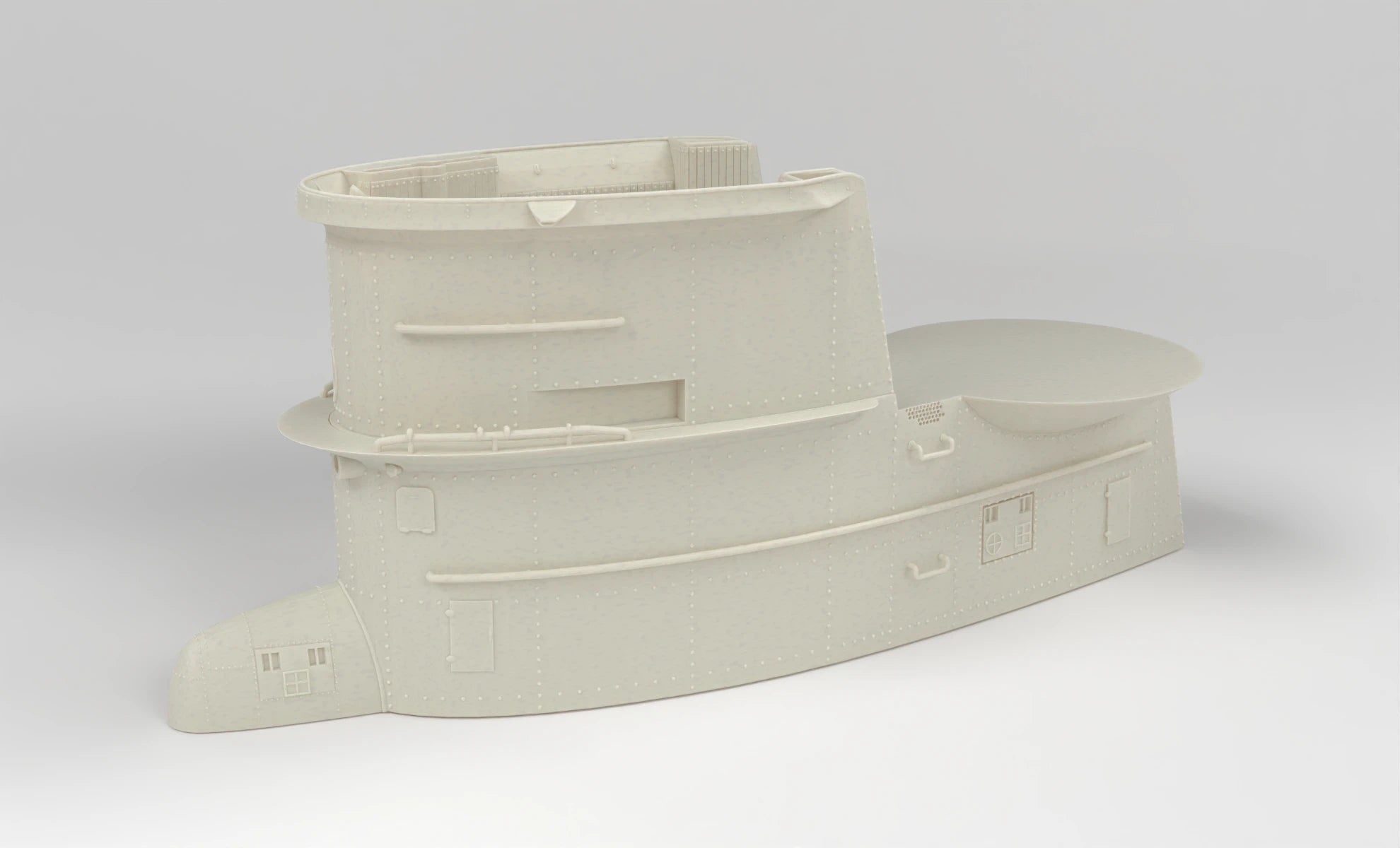 1/6 DKM U-Boot VII/C Conning Tower 3dspro