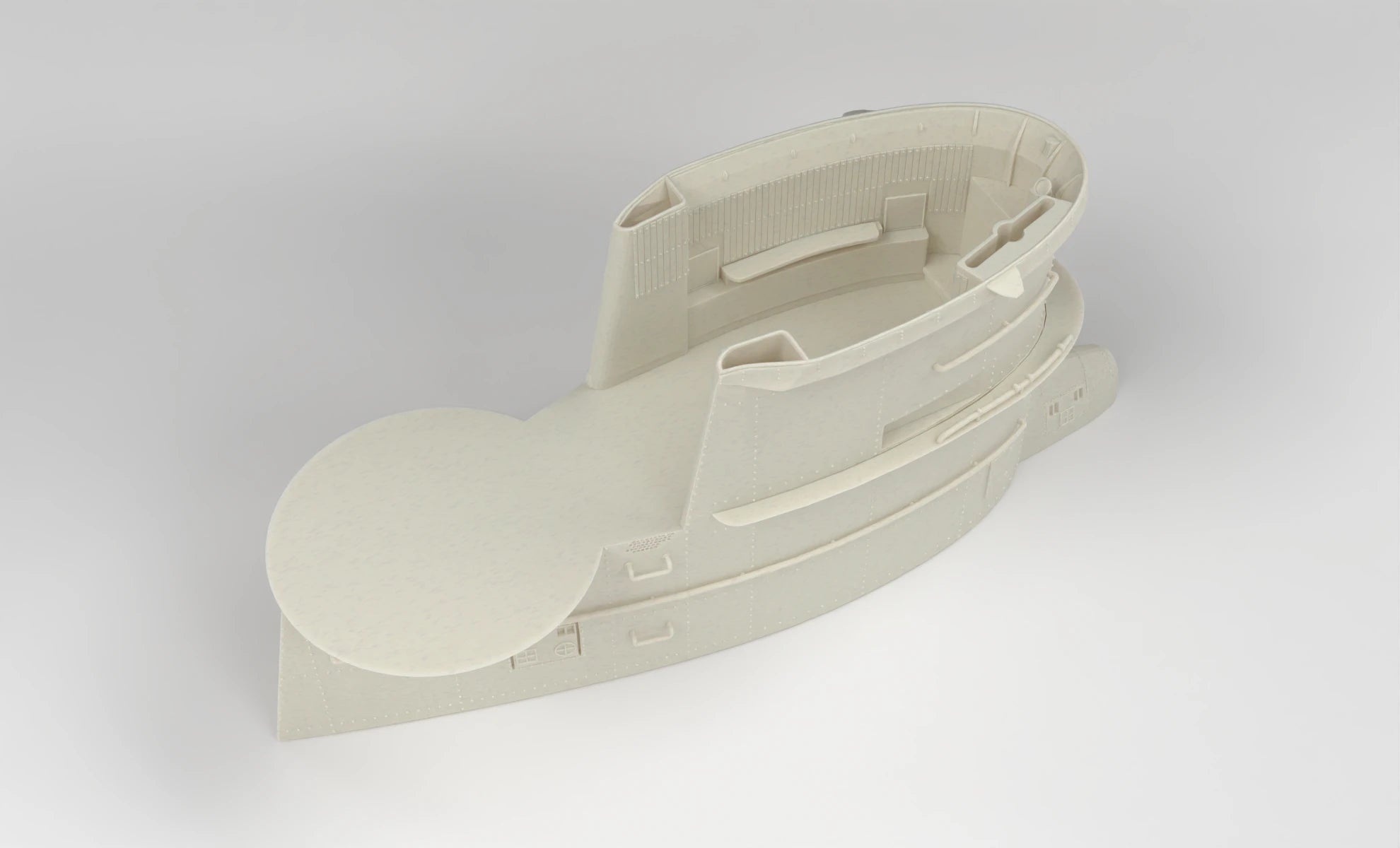 1/6 DKM U-Boot VII/C Conning Tower 3dspro