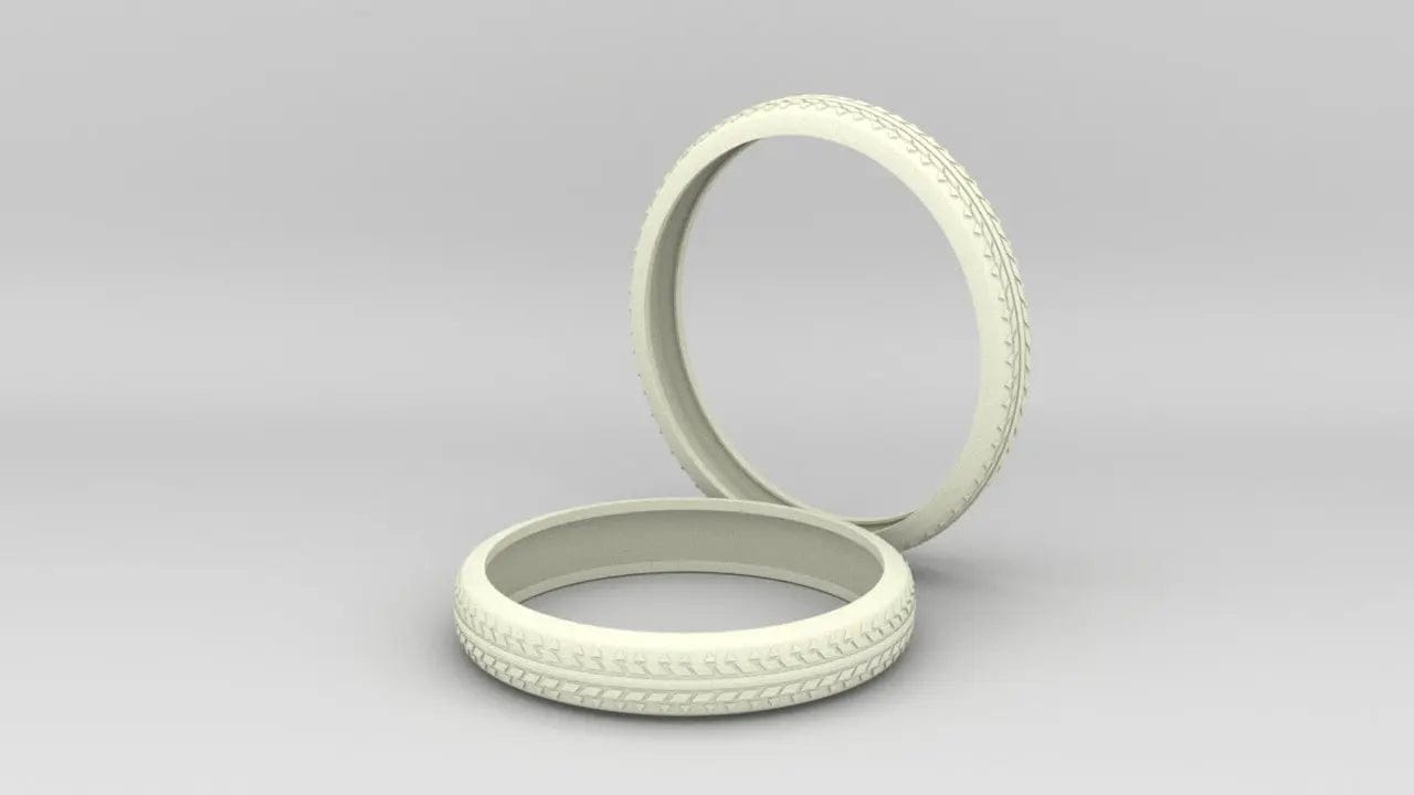 1/6 German 20mm Oerlikon Flak-28 Tires Set (2pcs) - distefan 3d print