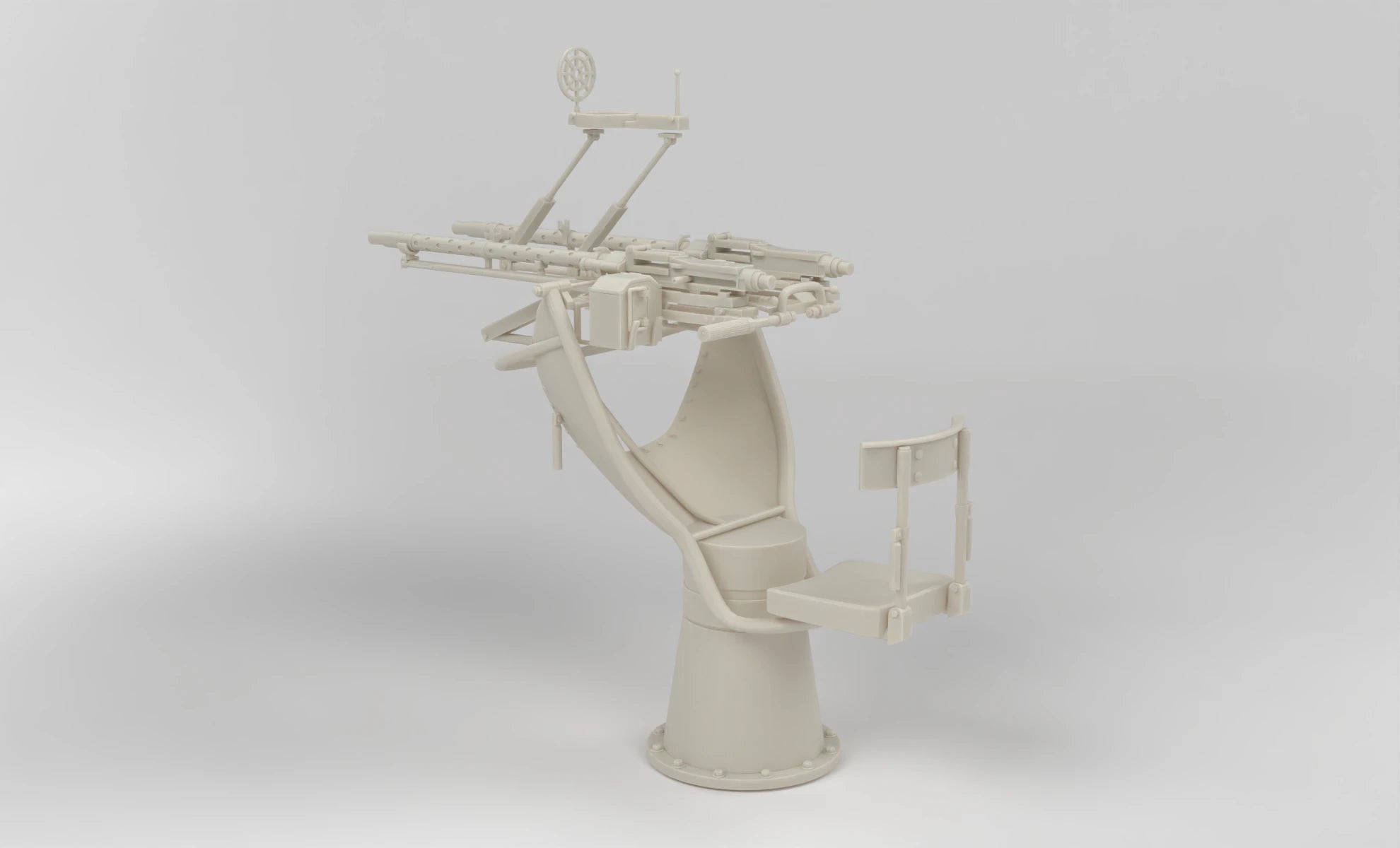 1/6 German MG34 Zwillingsockel36 Set 3dspro