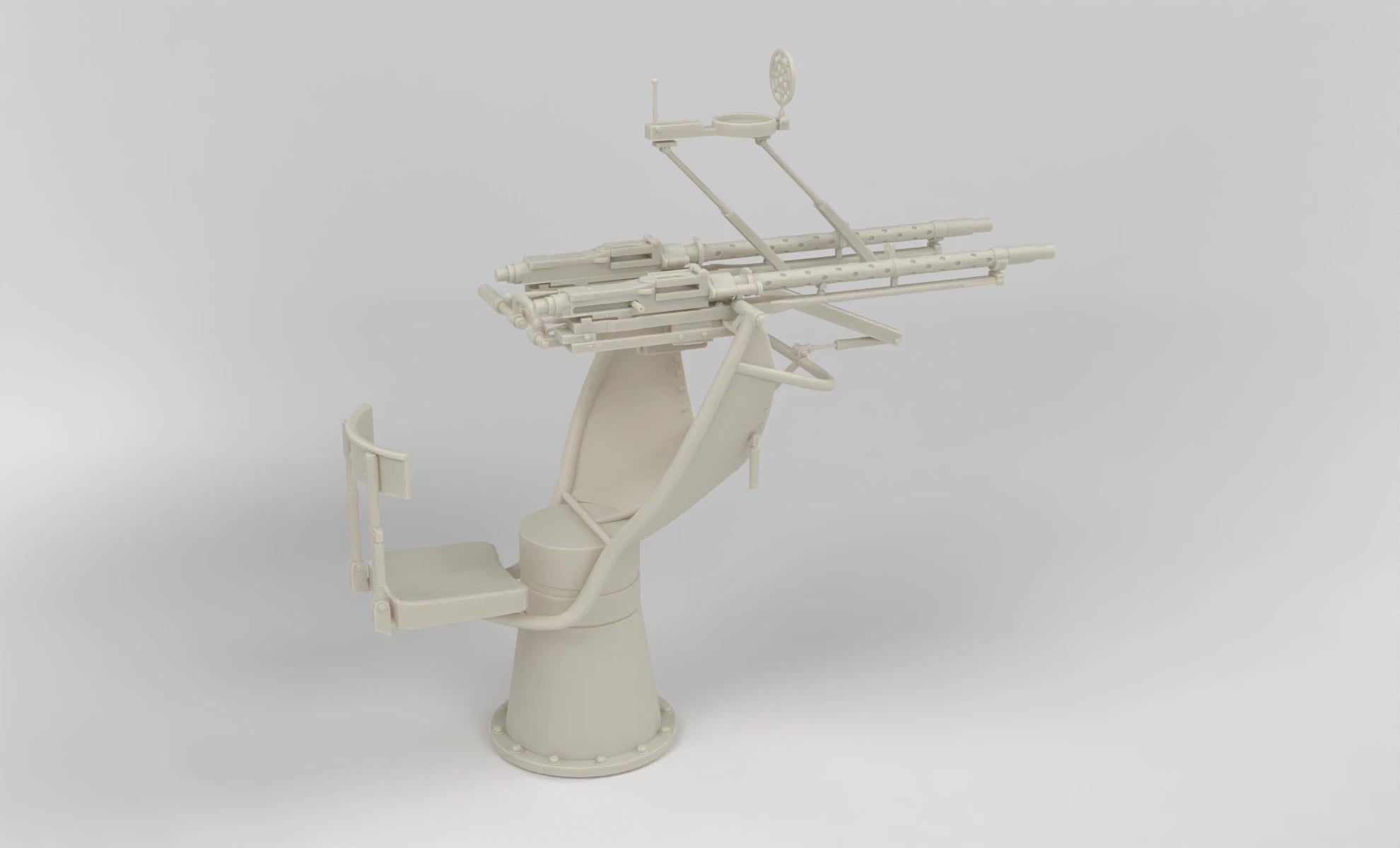 1/6 German MG34 Zwillingsockel36 Set 3dspro