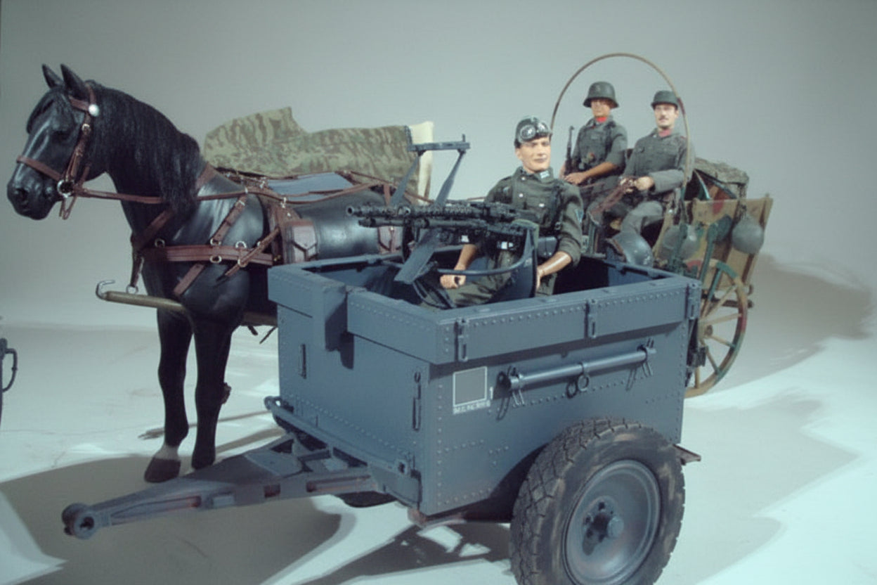 1/6 German MG34 Zwillingsockel36 Set 3dspro