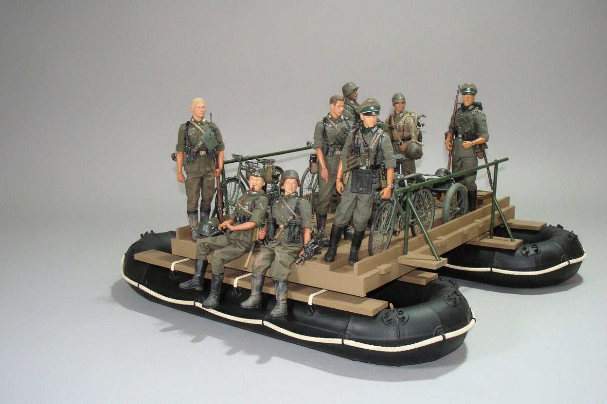 1/6 Germany WWII Grosse Flossacke 34 Assault Boat Set OITECH