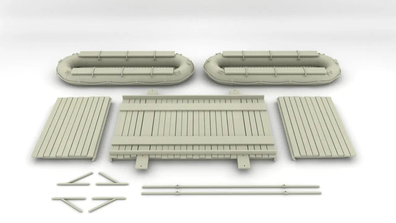 1/6 Germany WWII Grosse Flossacke 34 Assault Boat Set - distefan 3d print)