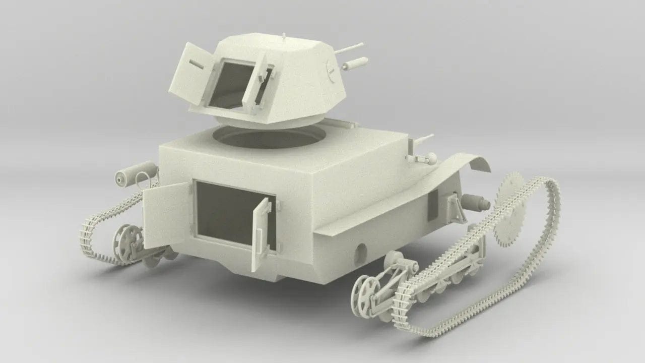 1/6 Hungarian Interwar Tankette Set - distefan 3d print