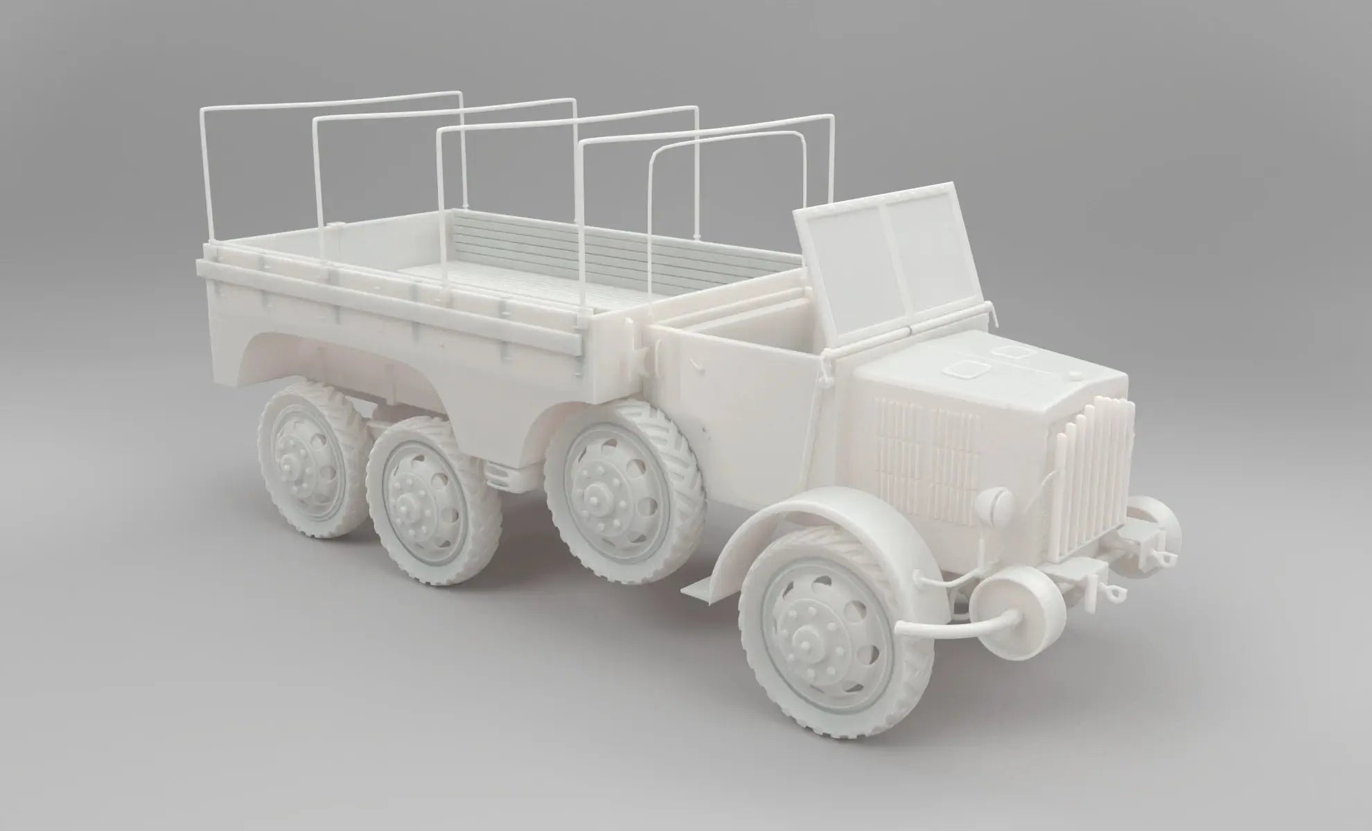 1/6 Hungary Raba 38m Botond Truck Set - distefan 3d print