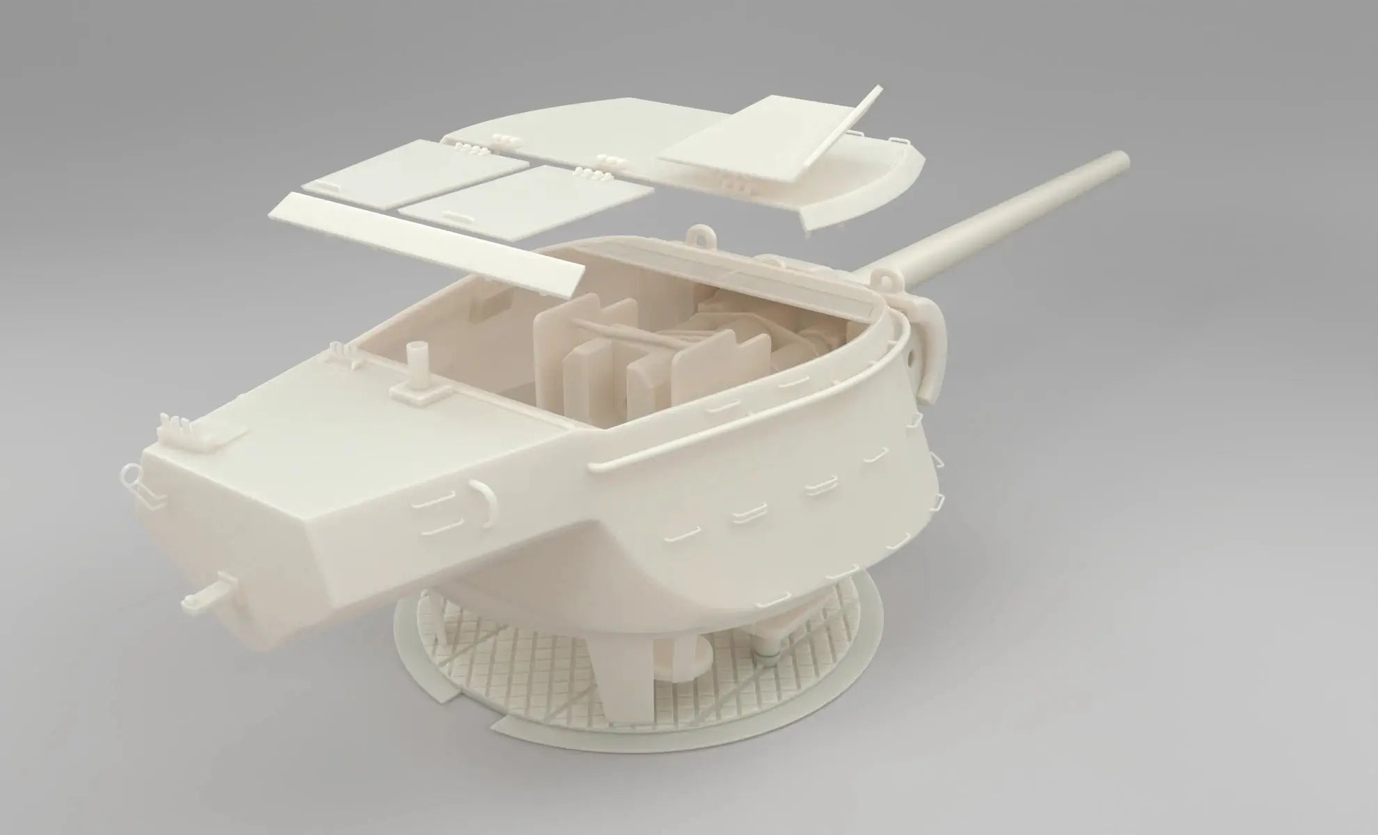 1/6 M36 Jackson American Tank Turret Set- distefan 3d print