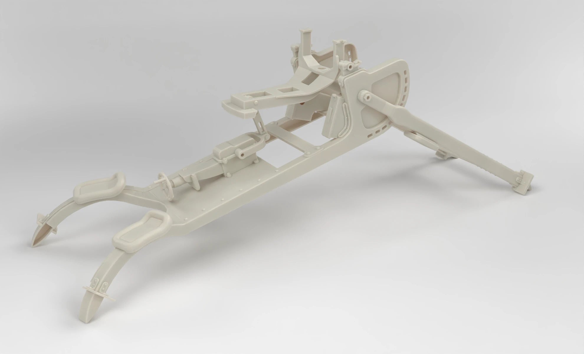 1/6 MG 08 Machine Gun Mount 3dspro