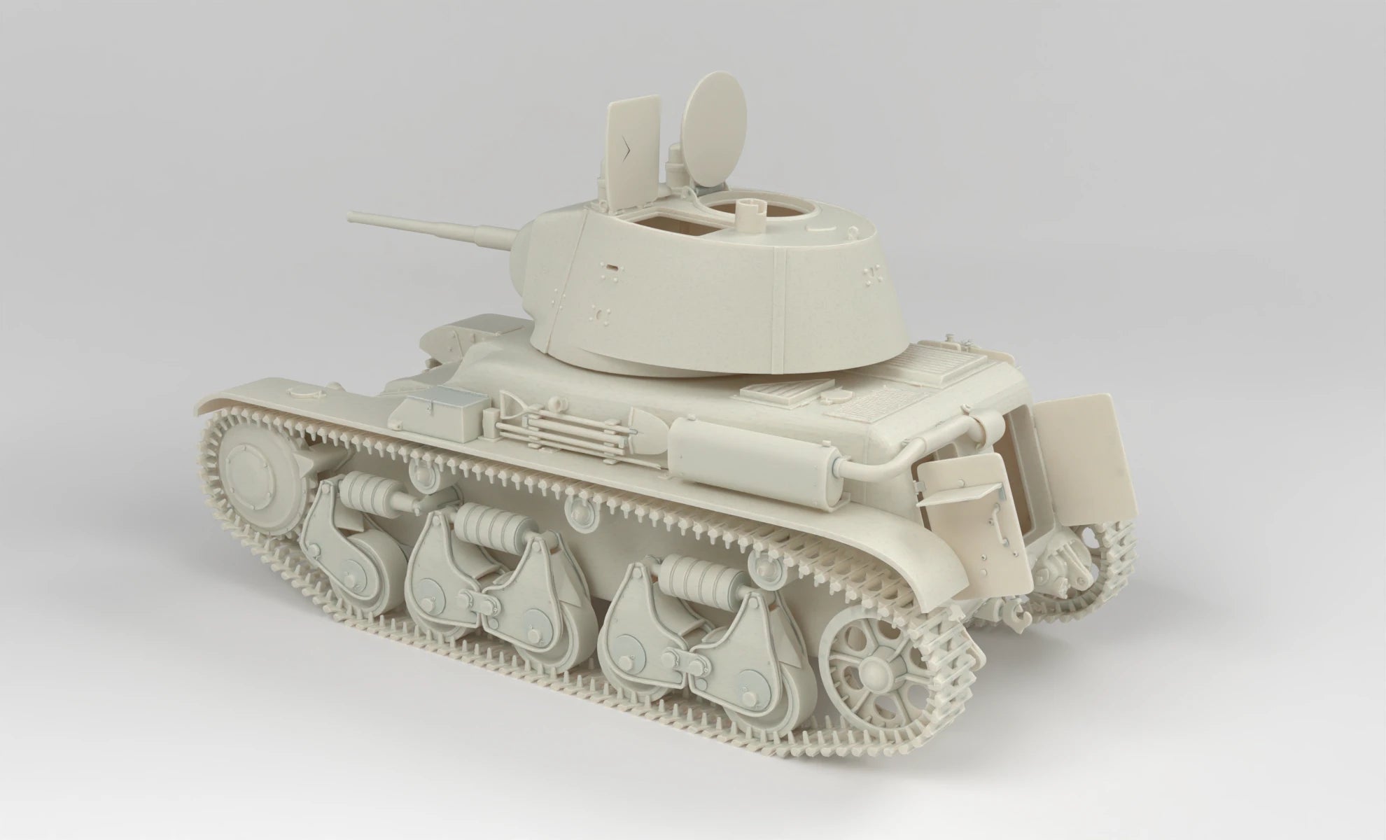 1/6 Renault R-35 with T-26 turret Set 3dspro