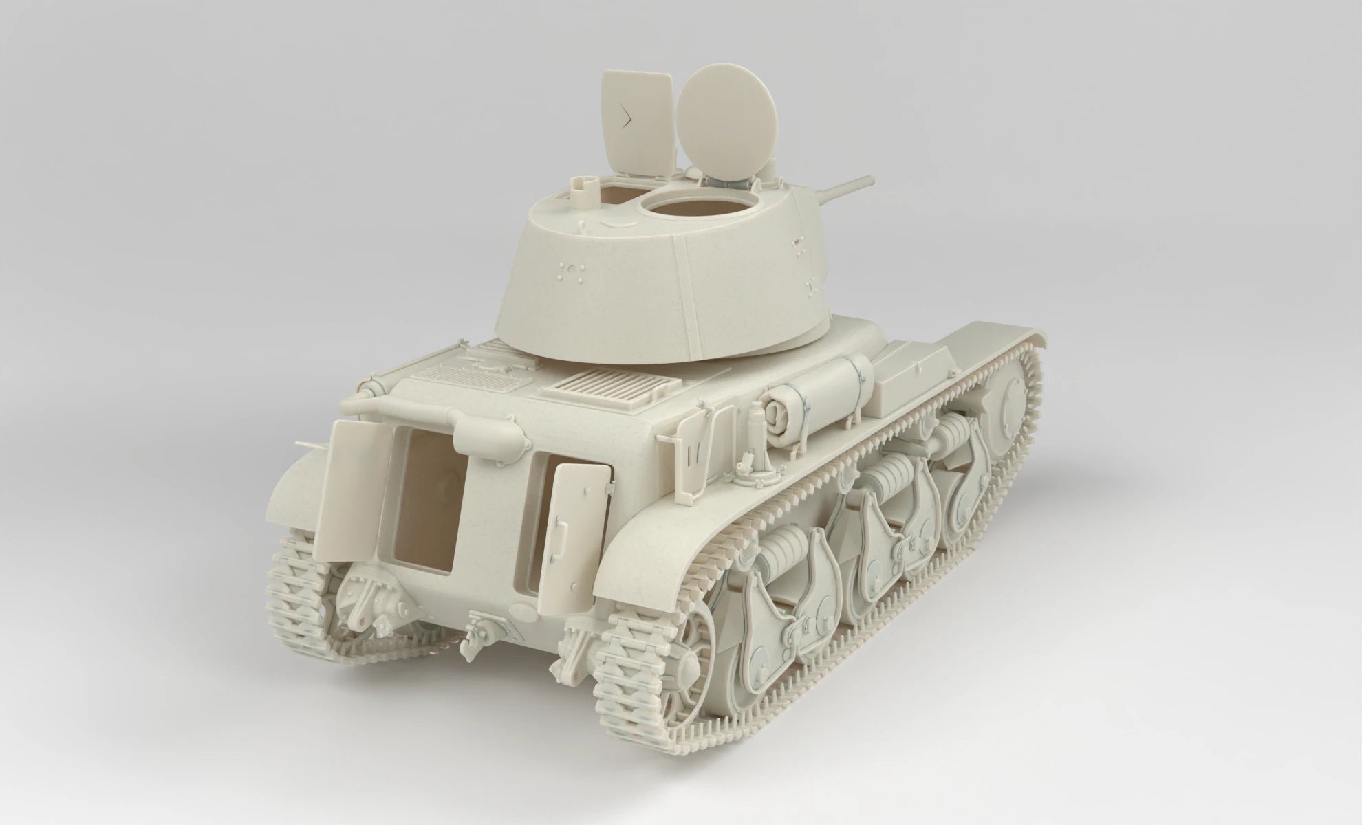 1/6 Renault R-35 with T-26 turret Set 3dspro
