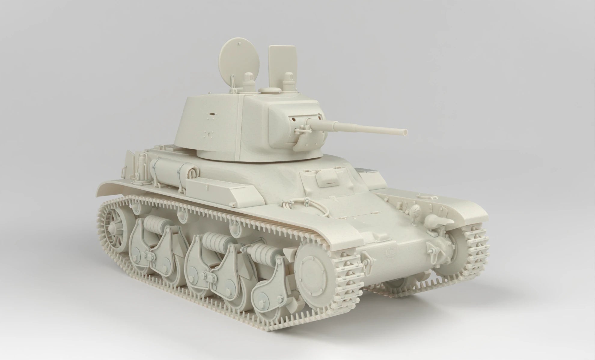 1/6 Renault R-35 with T-26 turret Set 3dspro