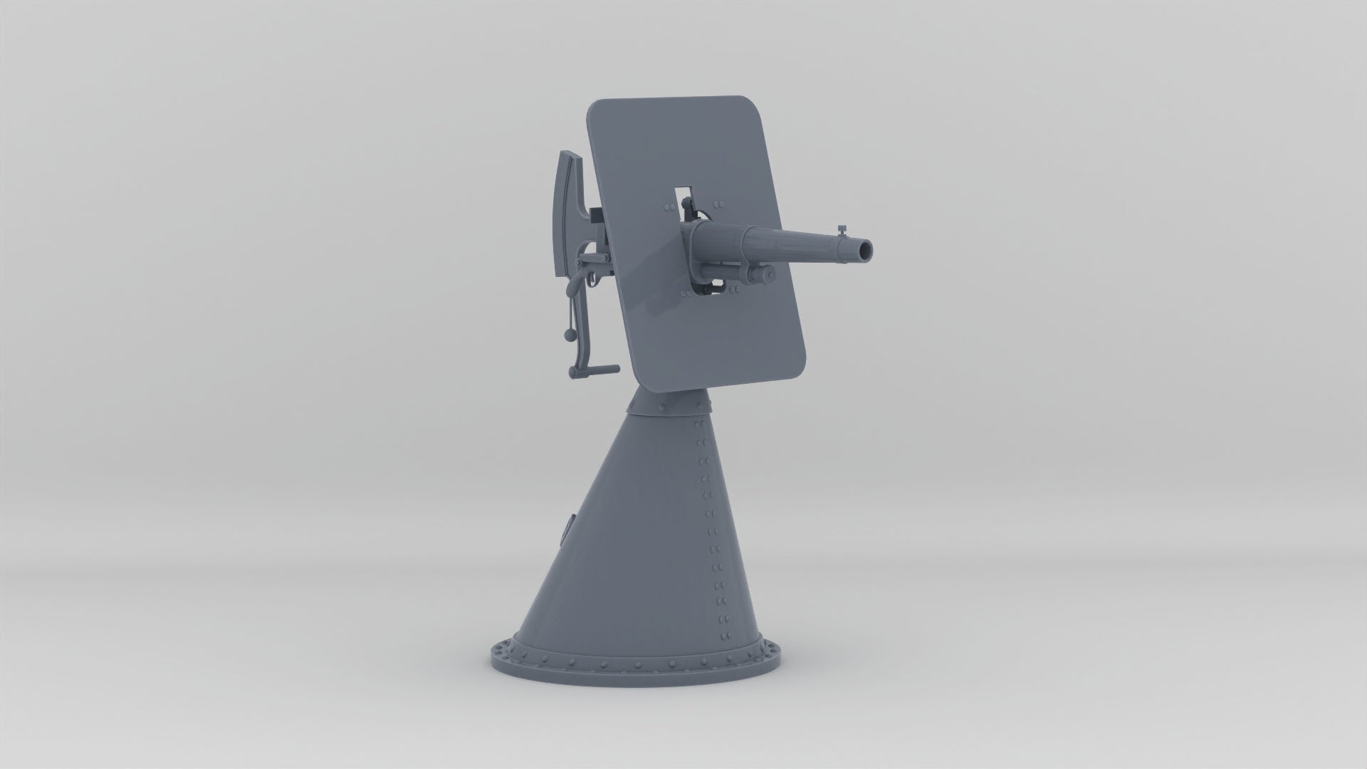 1/6 Russian 37mm Hotchkiss Gun Set - distefan 3d print