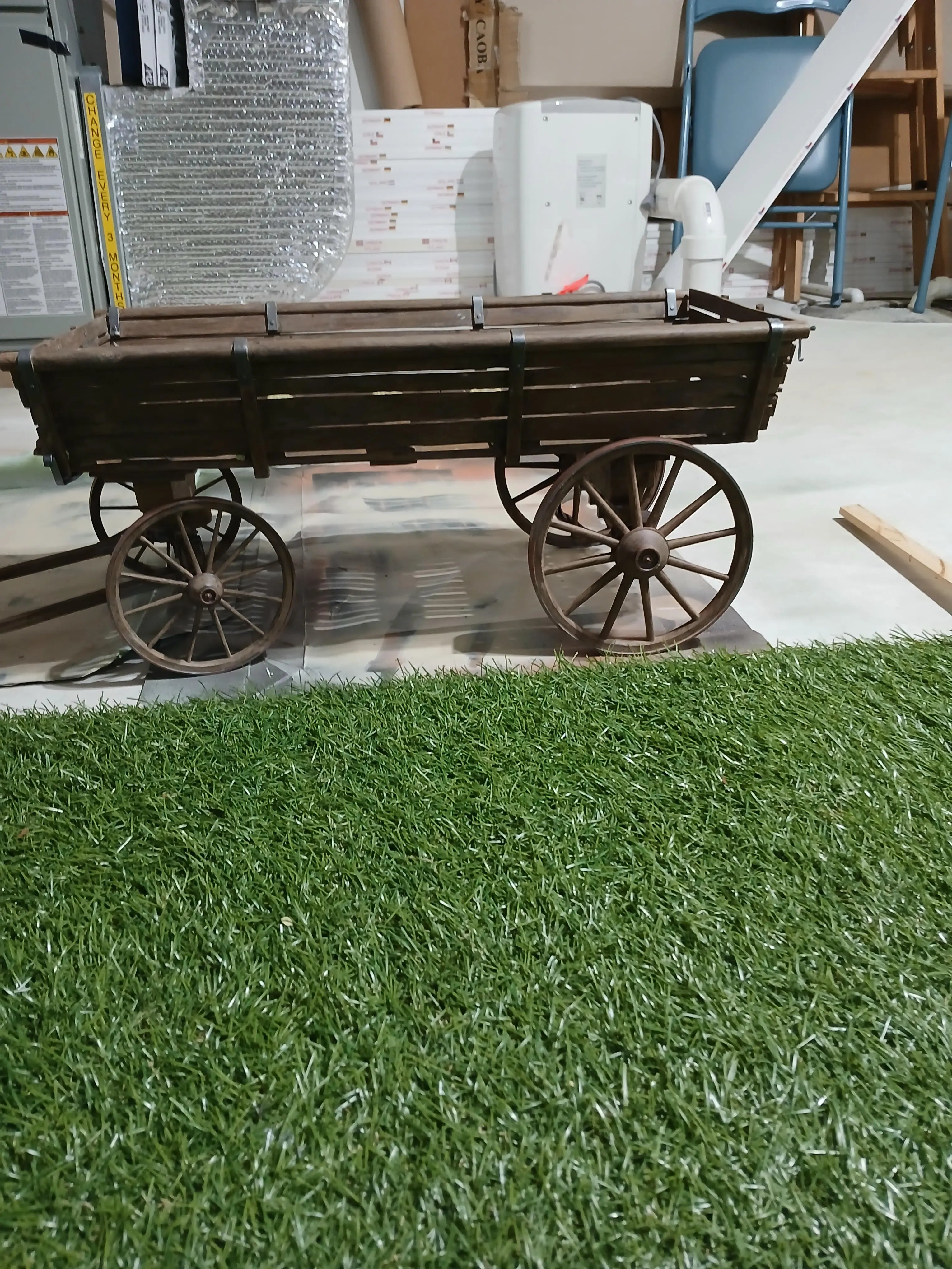 1/6 Russian Wooden Wagon (Telega) Cart Set 3dspro