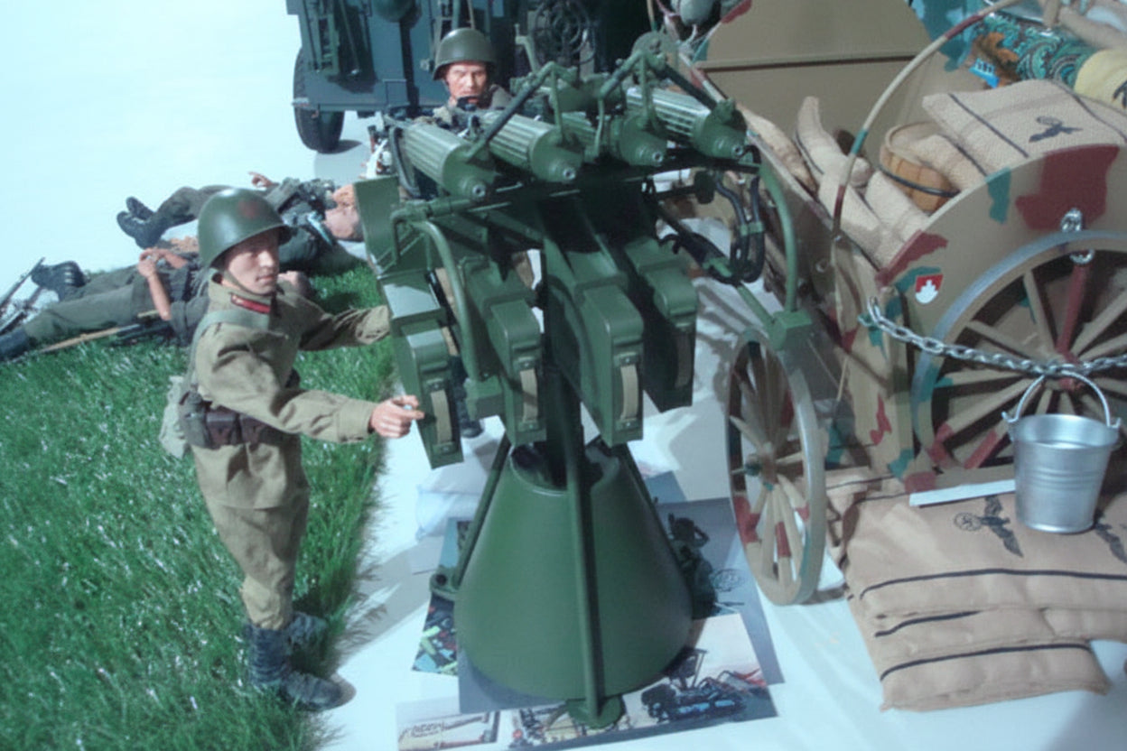 1/6 Russian ZPU M4 & Maxim Machine Gun Kit 3dspro