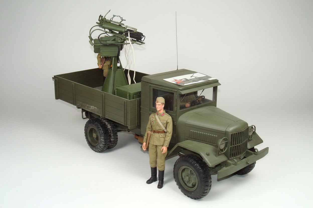 1/6 Russian ZPU M4 & Maxim Machine Gun Kit 3dspro
