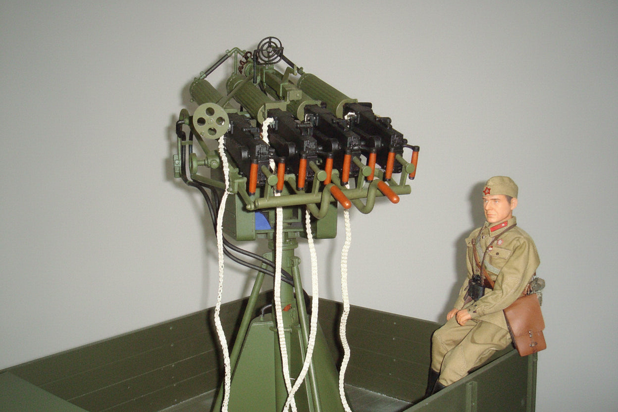 1/6 Russian ZPU M4 & Maxim Machine Gun Kit 3dspro