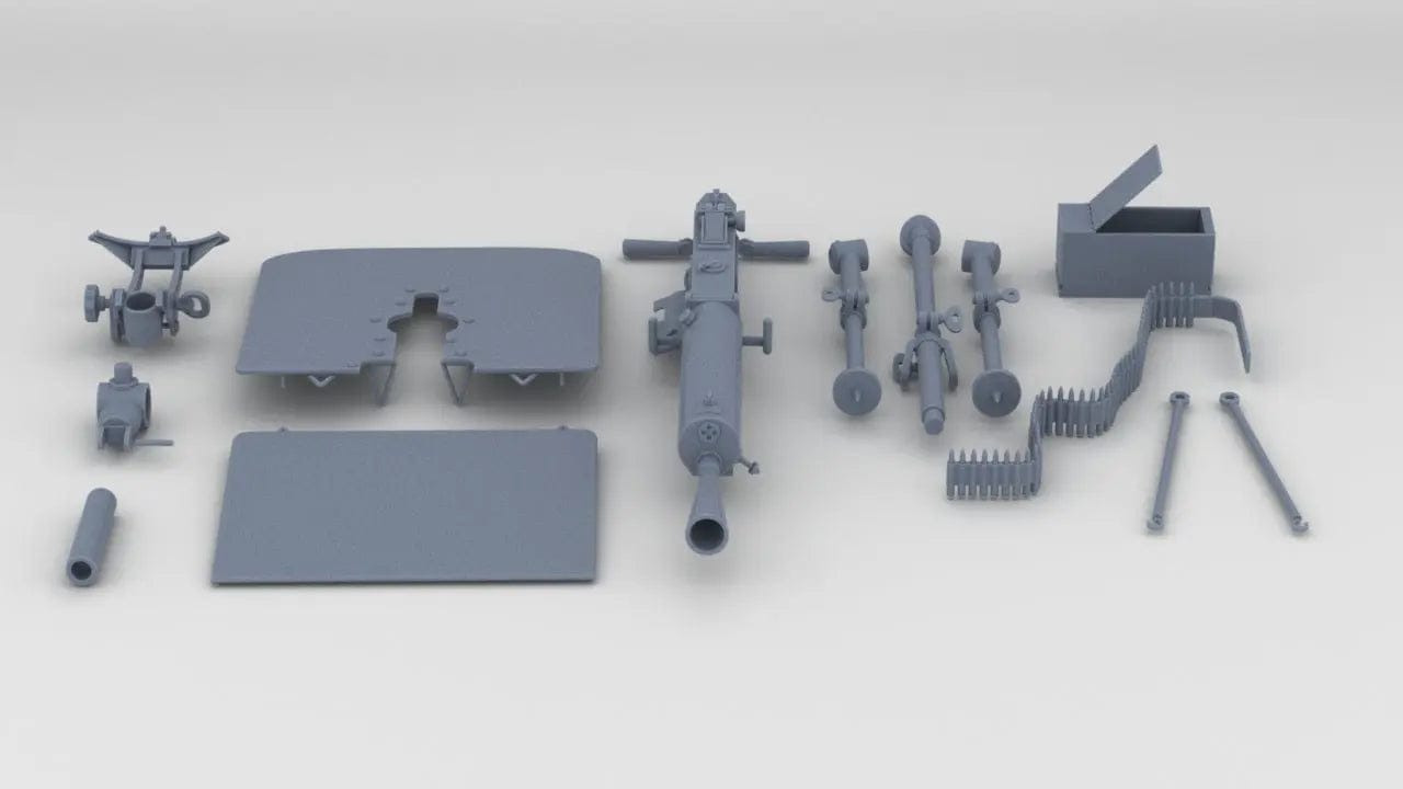 1/6 Schwarzlose MG 07-12 Set - distefan 3d print