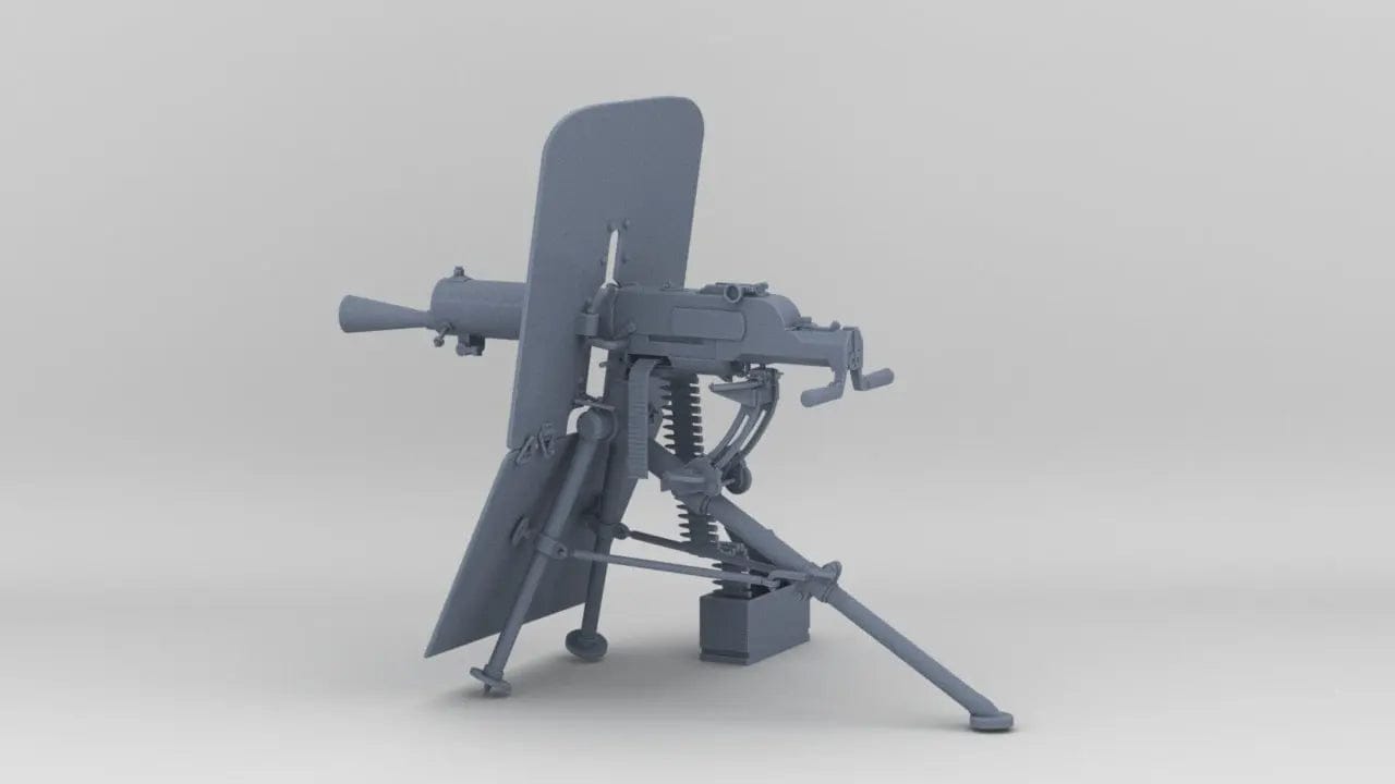 1/6 Schwarzlose MG 07-12 Set - distefan 3d print