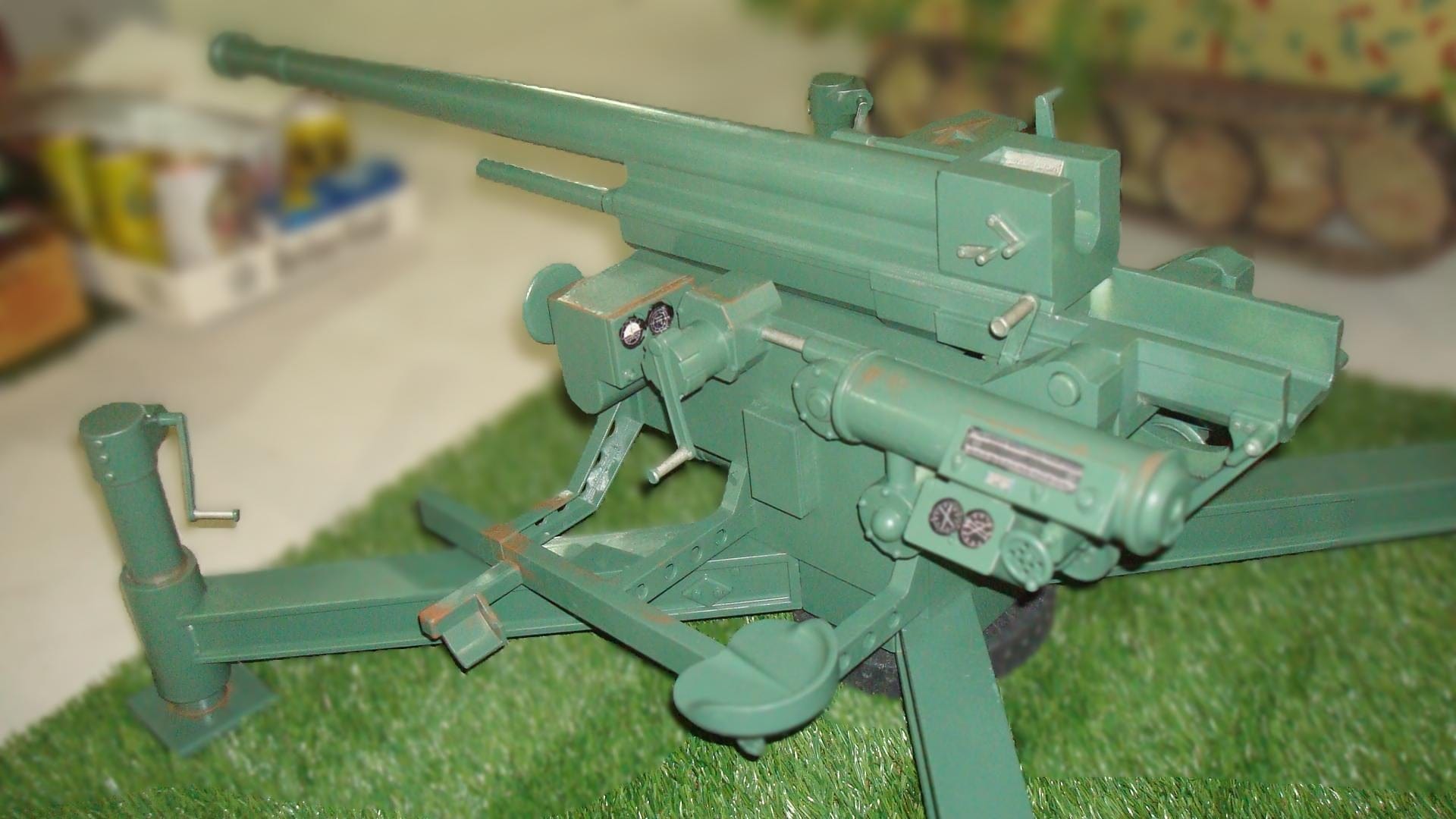 1/6 Skoda 75mm Model 1937 AA Cannon Kit 3dspro