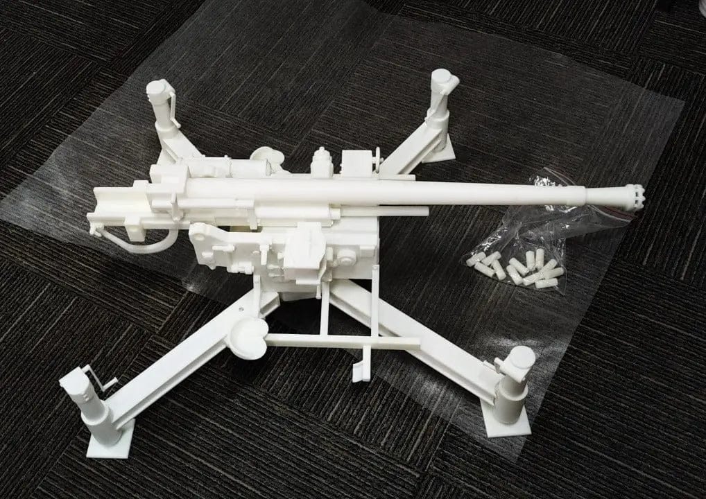 1/6 Skoda 75mm Model 1937 AA Cannon Kit 3dspro