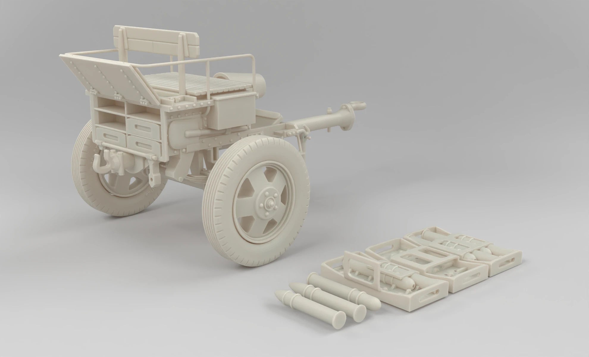 1/6 Soviet 52-R-353M Universal Limber Set 3dspro