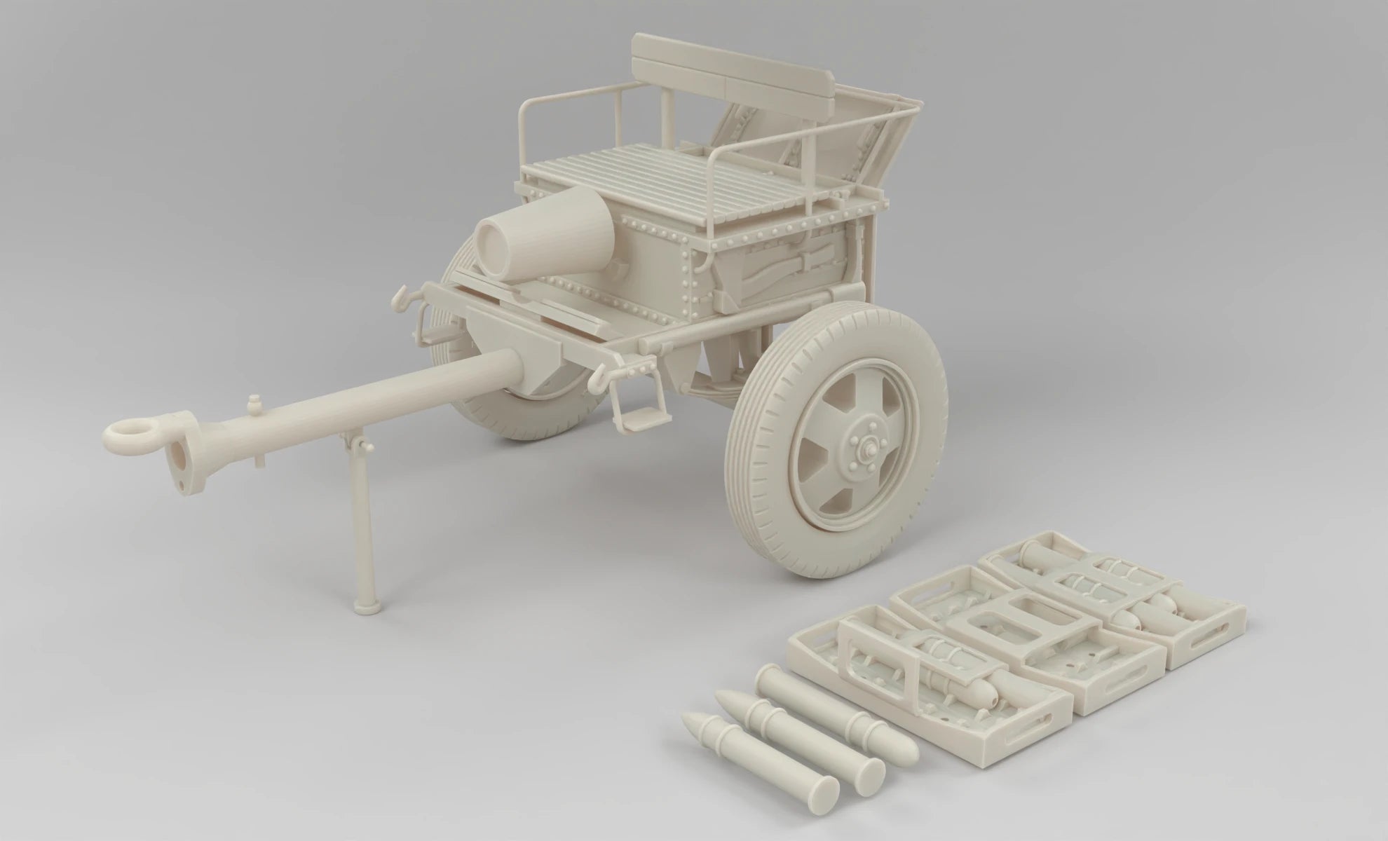 1/6 Soviet 52-R-353M Universal Limber Set 3dspro