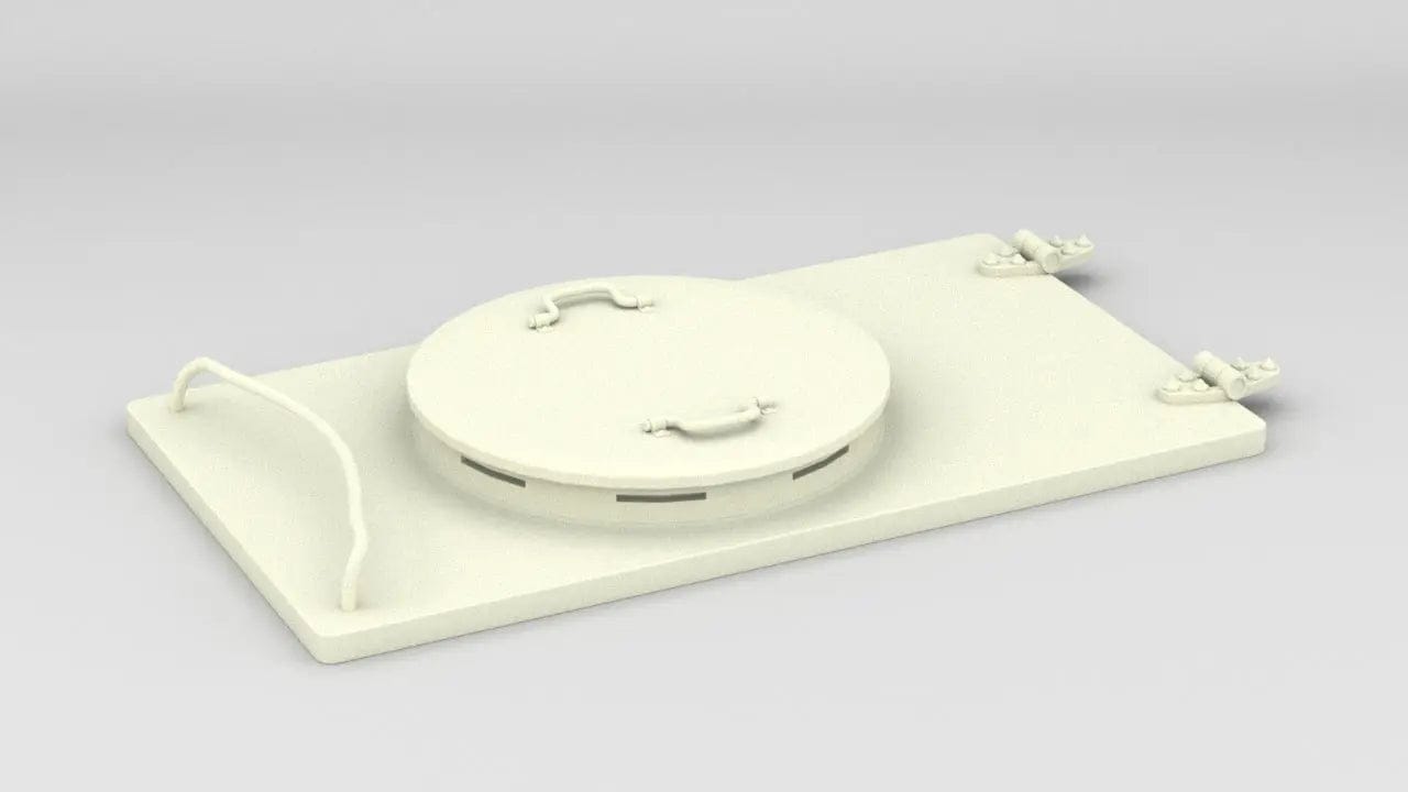 1/6 Soviet BT-7A Hull Hatch - distefan 3d print