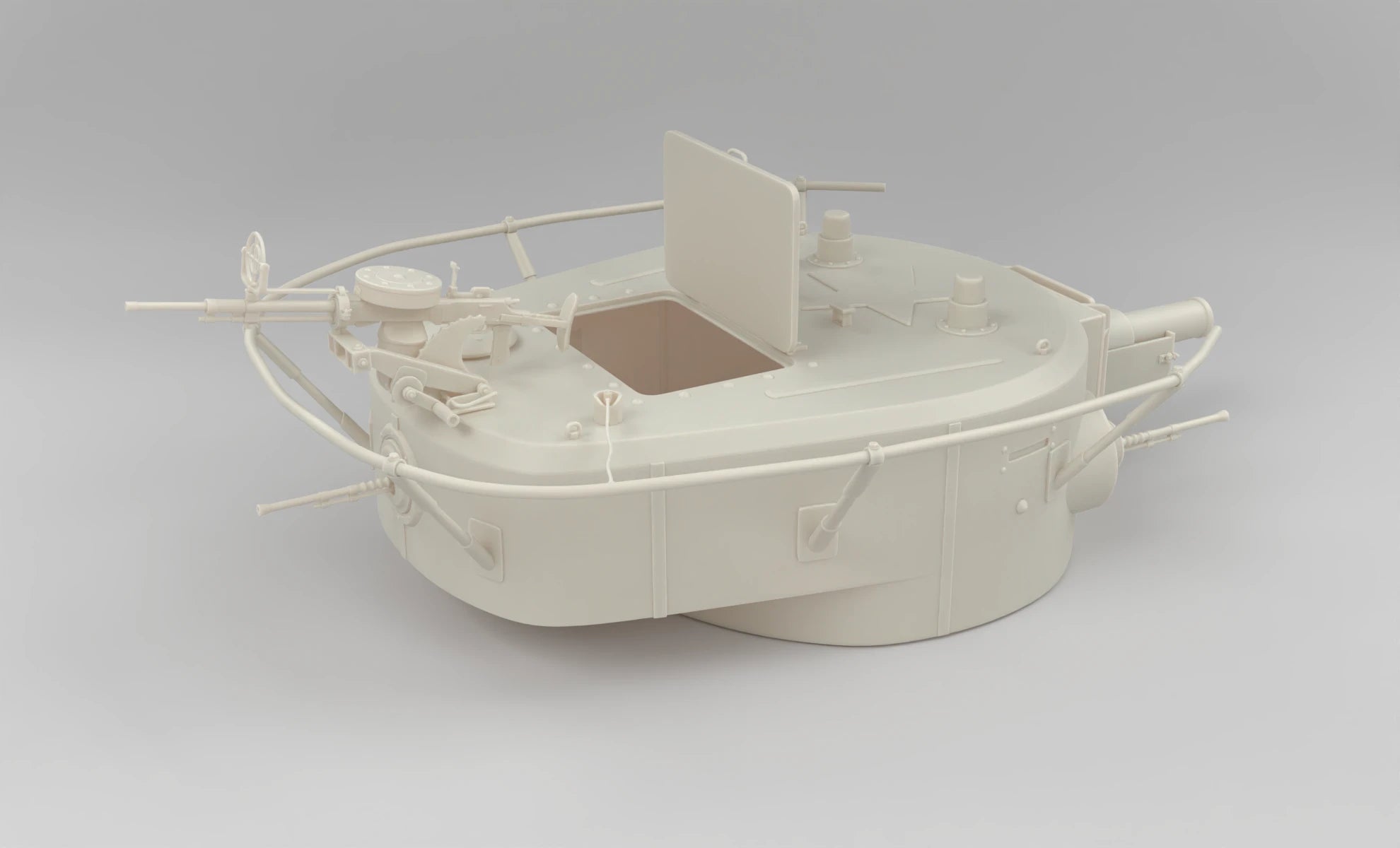 1/6 Soviet BT-7A Turret Guns Set (4pcs) - 3dspro