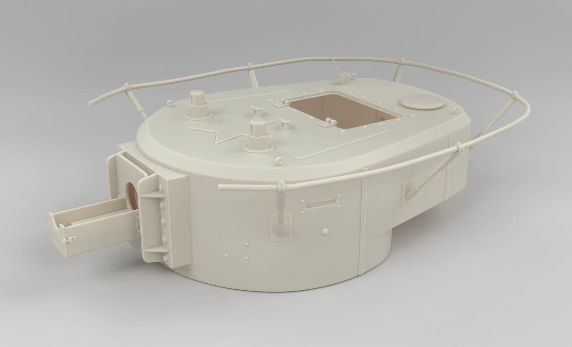 1/6 Soviet BT-7A Turret 3dspro