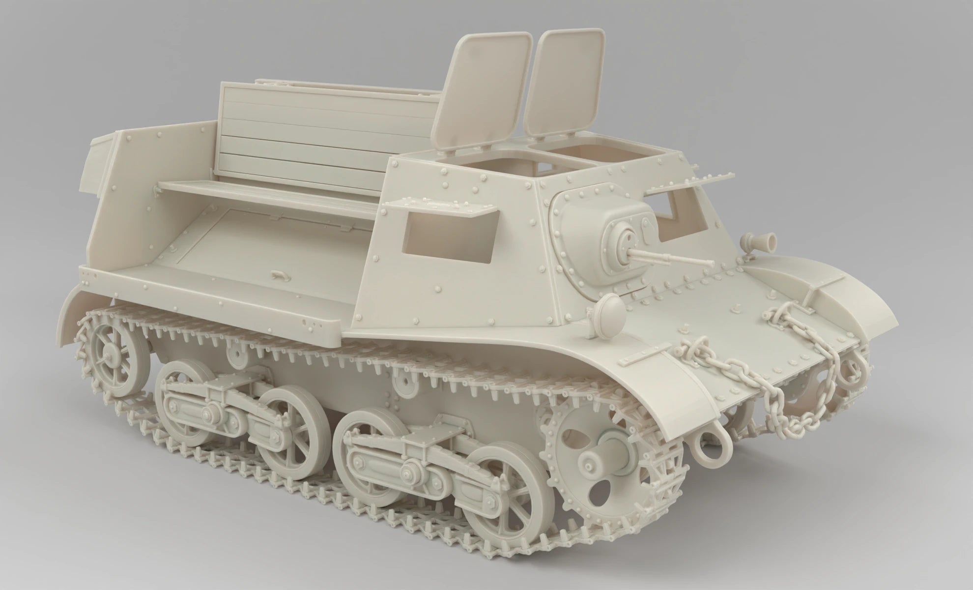 1/6 Soviet T-20 Kosmomolets Set 3dspro