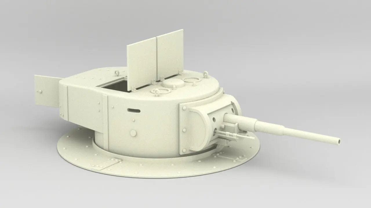 1/6 Soviet T-26 Bunker Turret Set - distefan 3d print