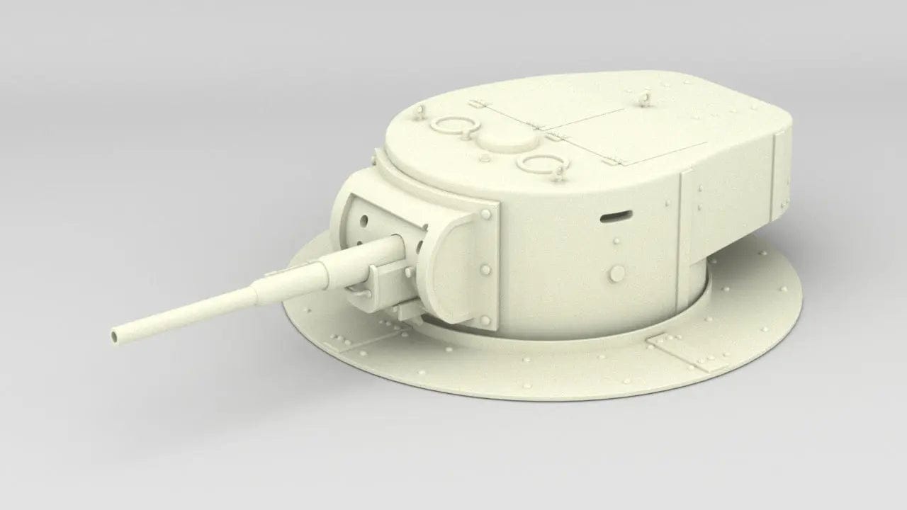 1/6 Soviet T-26 Bunker Turret Set - distefan 3d print