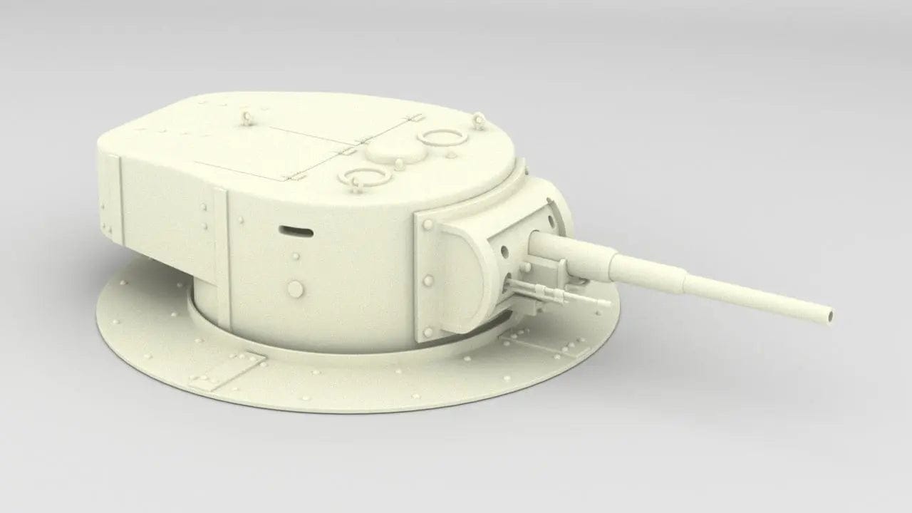 1/6 Soviet T-26 Bunker Turret Set - distefan 3d print