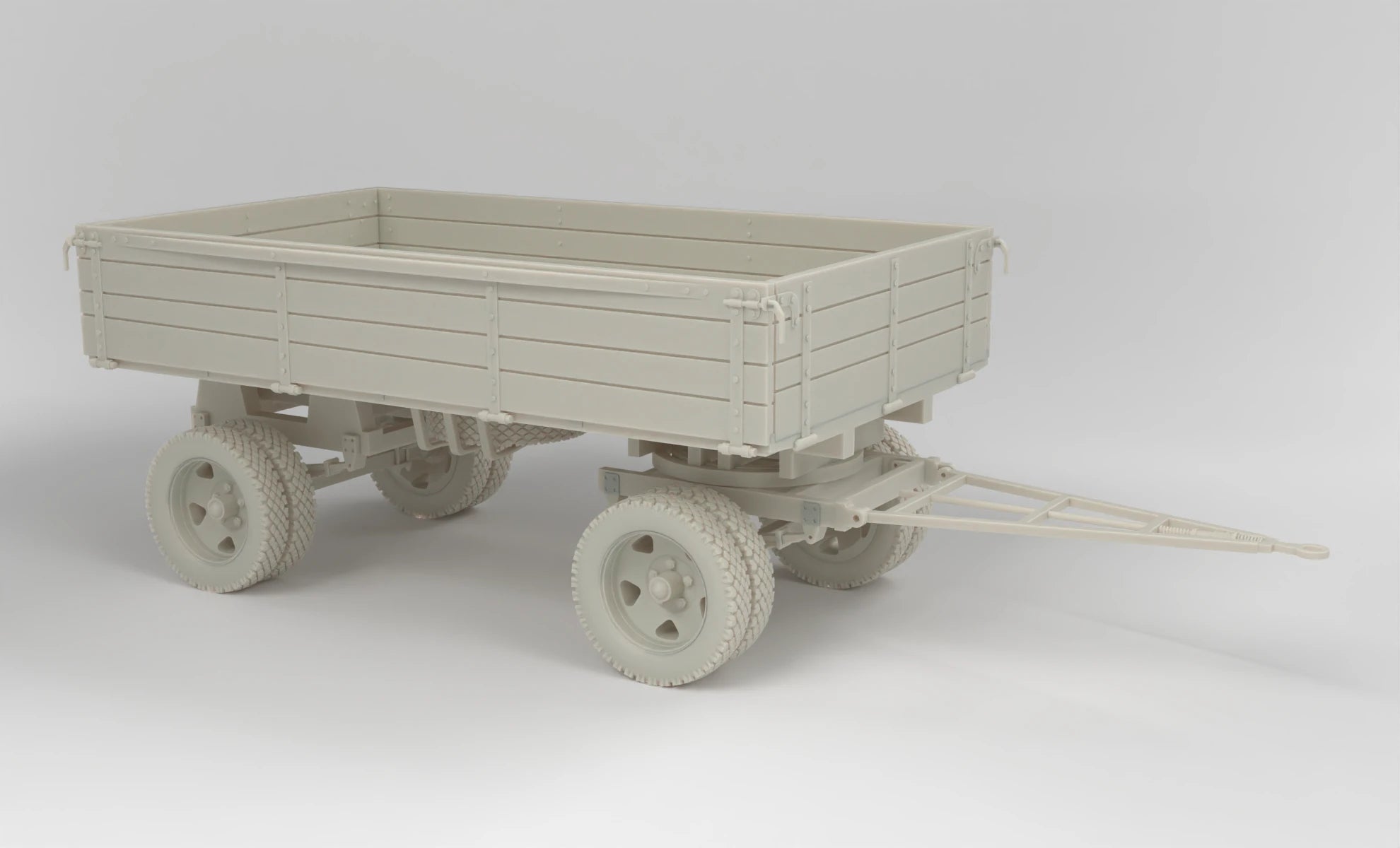 1/6 Soviet WWII 2-AP-2 Trailer Set 3dspro