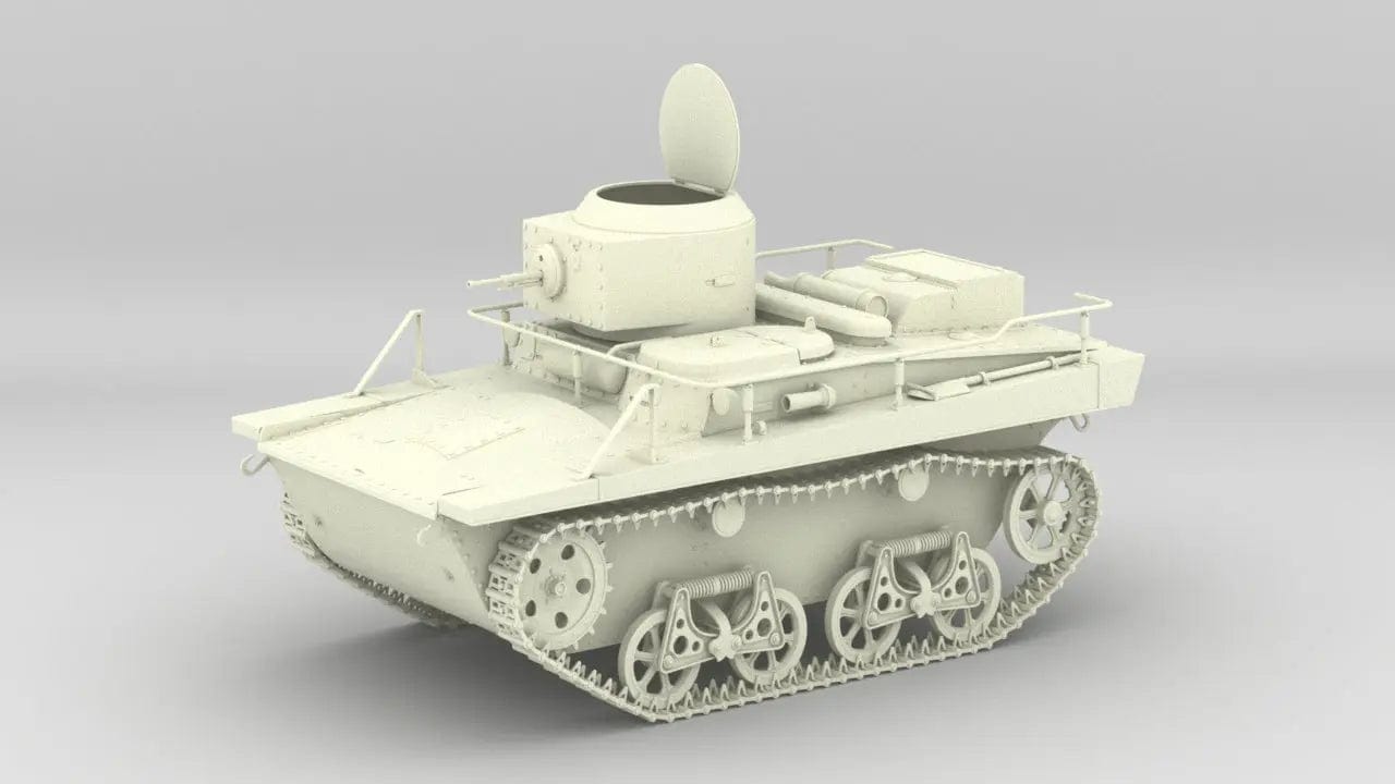 1/6 T-37 Soviet Amphibious Tank Kit - distefan 3d print