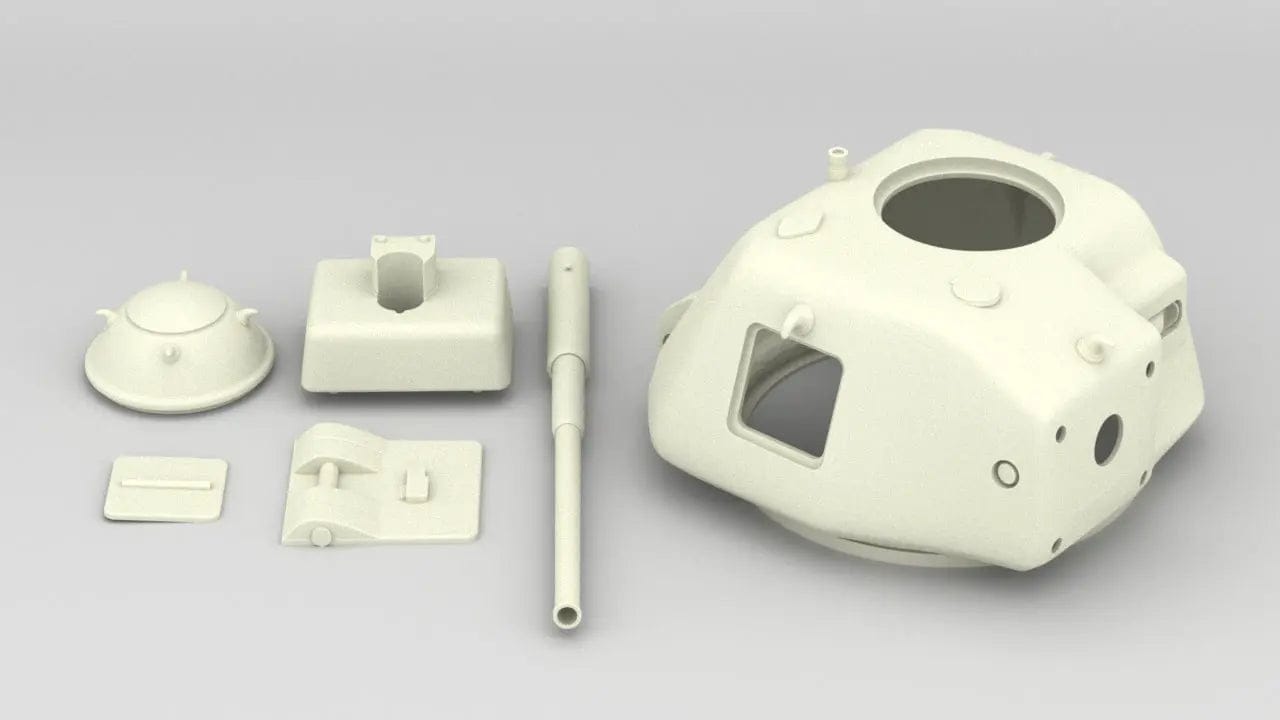 1/6 Vanatorul de Care R-35 Turret Set - distefan 3d print