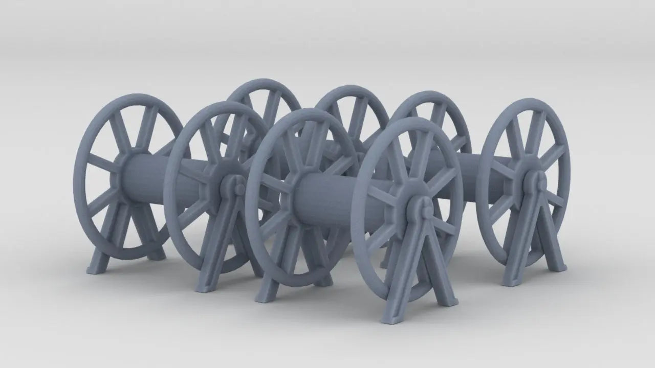 1/60 DKM Rope Reels (Small) Set (4pcs) 3dspro