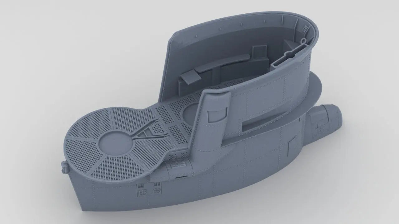 1/60 DKM U-Boot VII/B Conning Tower Protosoon