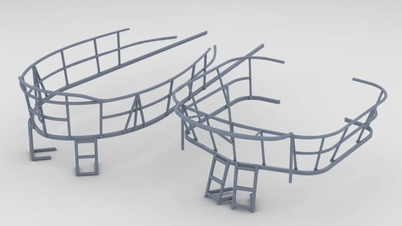 1/60 DKM U-Boot VIIC/41 Conning Tower Railing Set Resin3Dinteractive